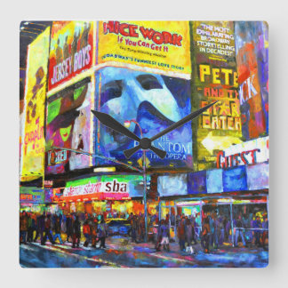 Horloge Carrée Sur Broadway