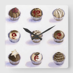 Horloge Carrée Sweet cup