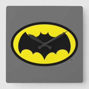 Horloge Carrée Symbole de Batman