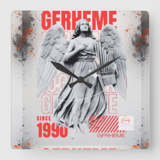 Horloge Carrée T-Shirt Gfrheme 1999