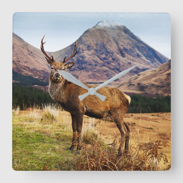 Horloge Carrée Tag Wall Clock (Recto)