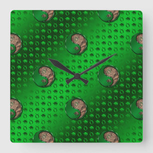 Horloge Carrée Taureau