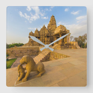 Horloge Carrée Temples hindous à Khajuraho