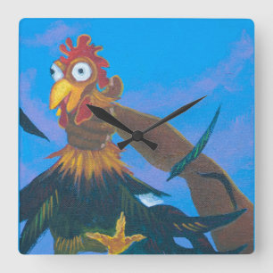 Horloge Carrée Temps tranquille de Kauai