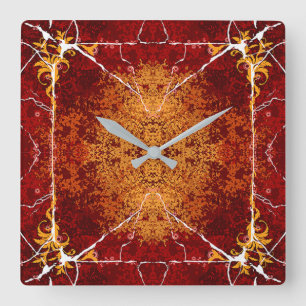 Horloge Carrée Textures de styles classiques