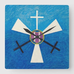 Horloge Carrée The Spirit World, No.52, 1915 par Anna Cassel