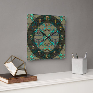 Horloge Carrée Thunderbird
