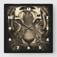 Tigre en Sepia Tones