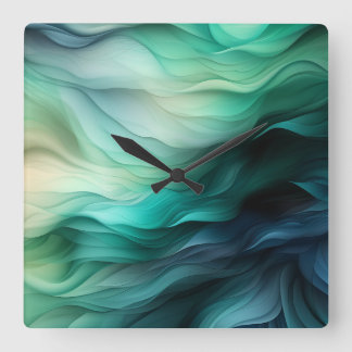 Horloge Carrée Toile d'art 335