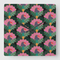 Toucans & ananas Tropical Art Déco