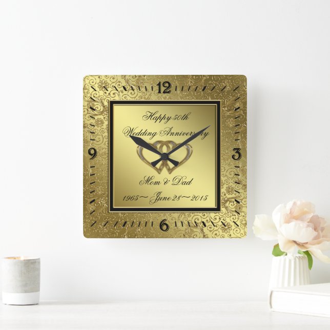 Horloge Carrée Tournoi de tennis de Wall Clock (Maison)