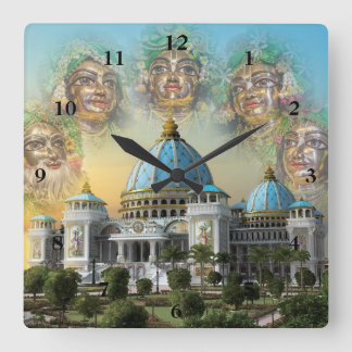 Horloge Carrée TOVP/Pancha Tattva Clock