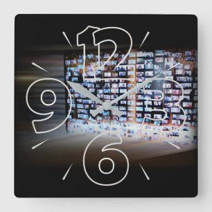 Horloge Carrée Traverser des frontières en ligne