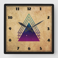 Triangles spatiaux cool sur l'Arrière - plan de gr
