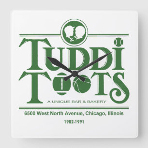 Horloge Carrée Tuddi Toots Bar and Restaurant, Chicago, IL