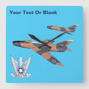 Horloge Carrée Two Israeli Super Mystères