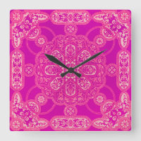 Unique Motif rose violet rose clair 