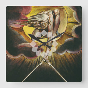 Horloge Carrée Urizen - William Blake - l'antique des jours