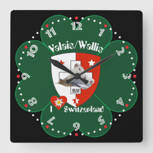 Horloge Carrée Valais