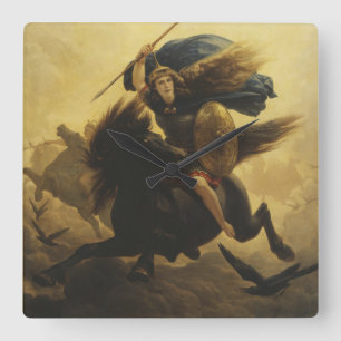 Horloge Carrée Valkyrie, 1865 (huile sur toile)