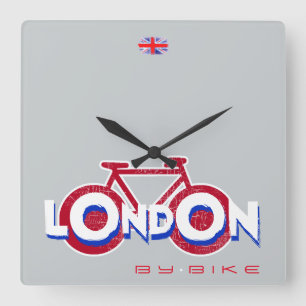 Horloge Carrée vélo - vélo + vélo