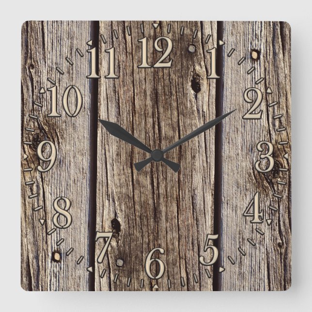 Horloge Carrée Venin de Horse-Lovers (Recto)