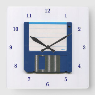 Horloge Carrée Very cool Floppy Disk Wall Clock