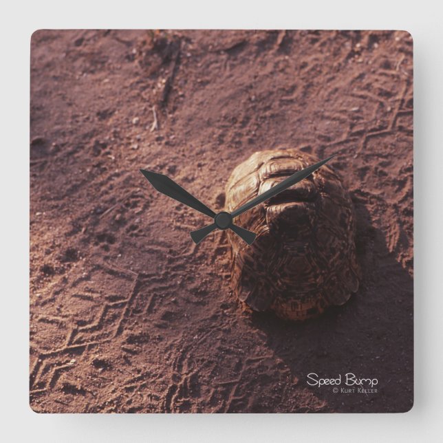 Horloge Carrée Vitesse (Recto)