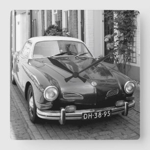 Horloge Carrée Voiture classique Karmann Ghia