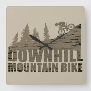 Horloge Carrée VTT Downhill