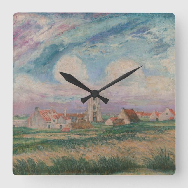 Horloge Carrée Vue de Mariakerke (Recto)