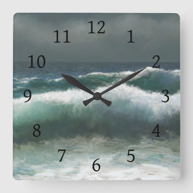 Horloge Carrée vue mer 276 (Recto)