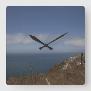 Horloge Carrée Vue océan