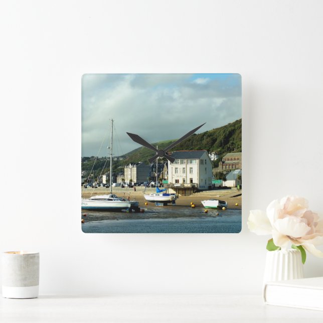 HORLOGE CARRÉE VUES DES ALLES (Maison)