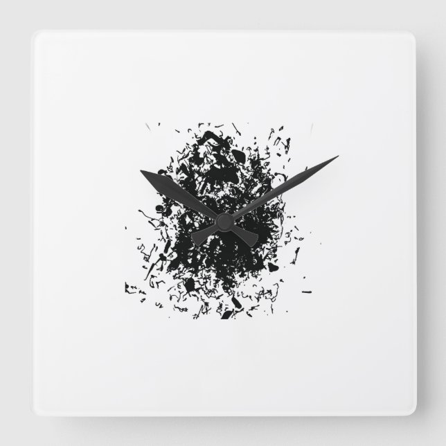 Horloge Carrée Wall Art & Décor > Clocks (Recto)