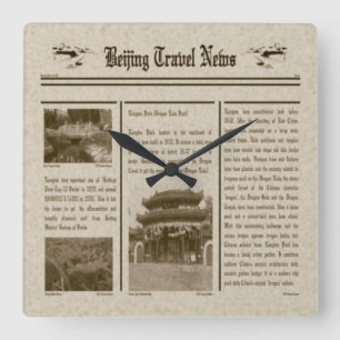 Horloge Carrée Wall Clock