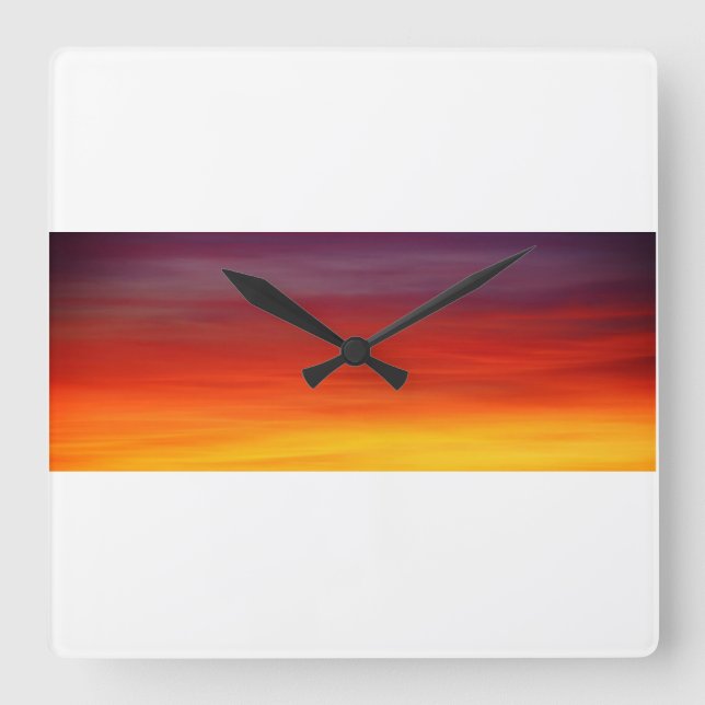 Horloge Carrée Wall Clock (Recto)