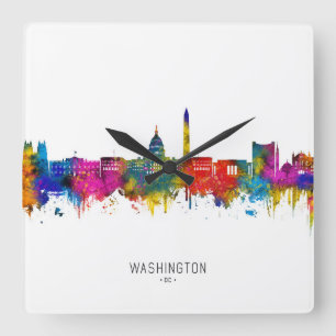 Horloge Carrée Washington D.C. USA Skyline