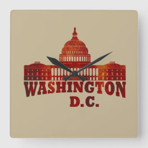 Horloge Carrée Washington DC