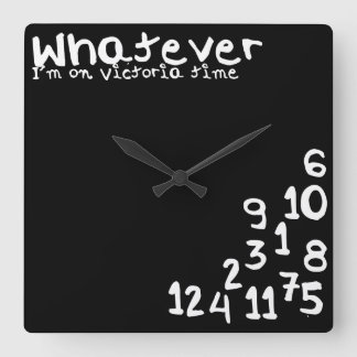 Horloge Carrée Whatever