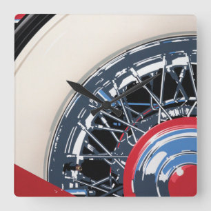 Horloge Carrée Wheel