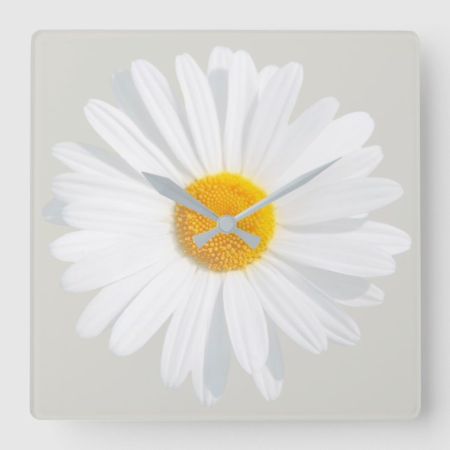 Horloge Carrée White (Recto)