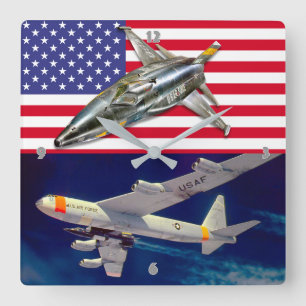HORLOGE CARRÉE X-15 "MACH 6" USA