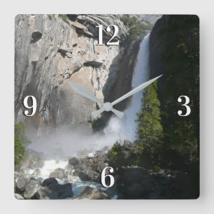 Horloge Carrée Yosemite - Chutes inférieures du parc national Yo