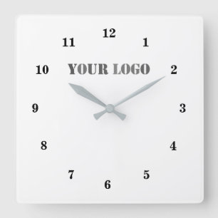 Horloge Carrée Your Logo Business Office Personalized Promotional