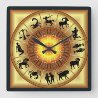Zodiac Toasted Sun - Western Astrology us Gold Bac