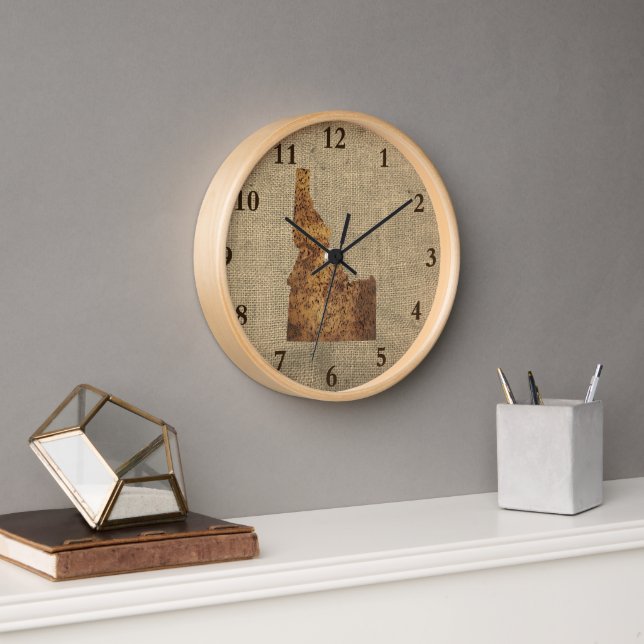 Horloge Carte Idaho Spud (Bureau)