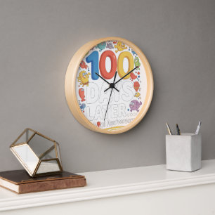Horloge Cent 100 Jours Plus Tard 100E Jour D'École