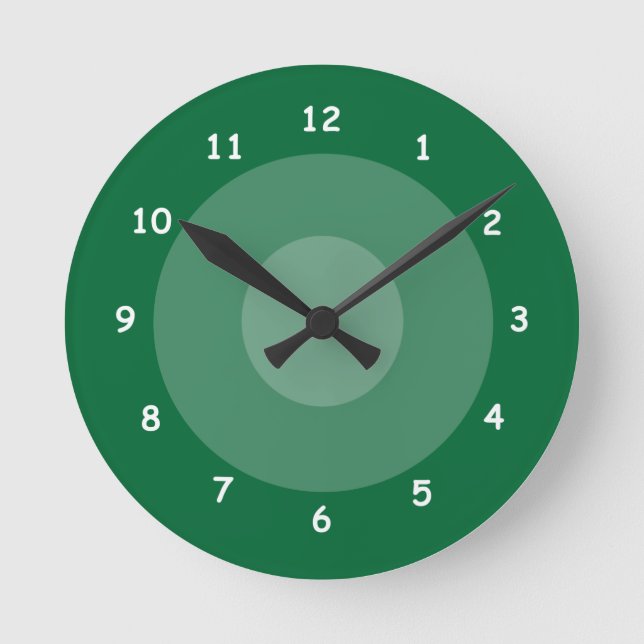 Horloge - cercles ombragés (Recto)