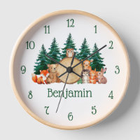Chambre d'enfant boisée Animaux de la forêt mignon